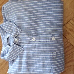 Zara Linen Sleep Shirt